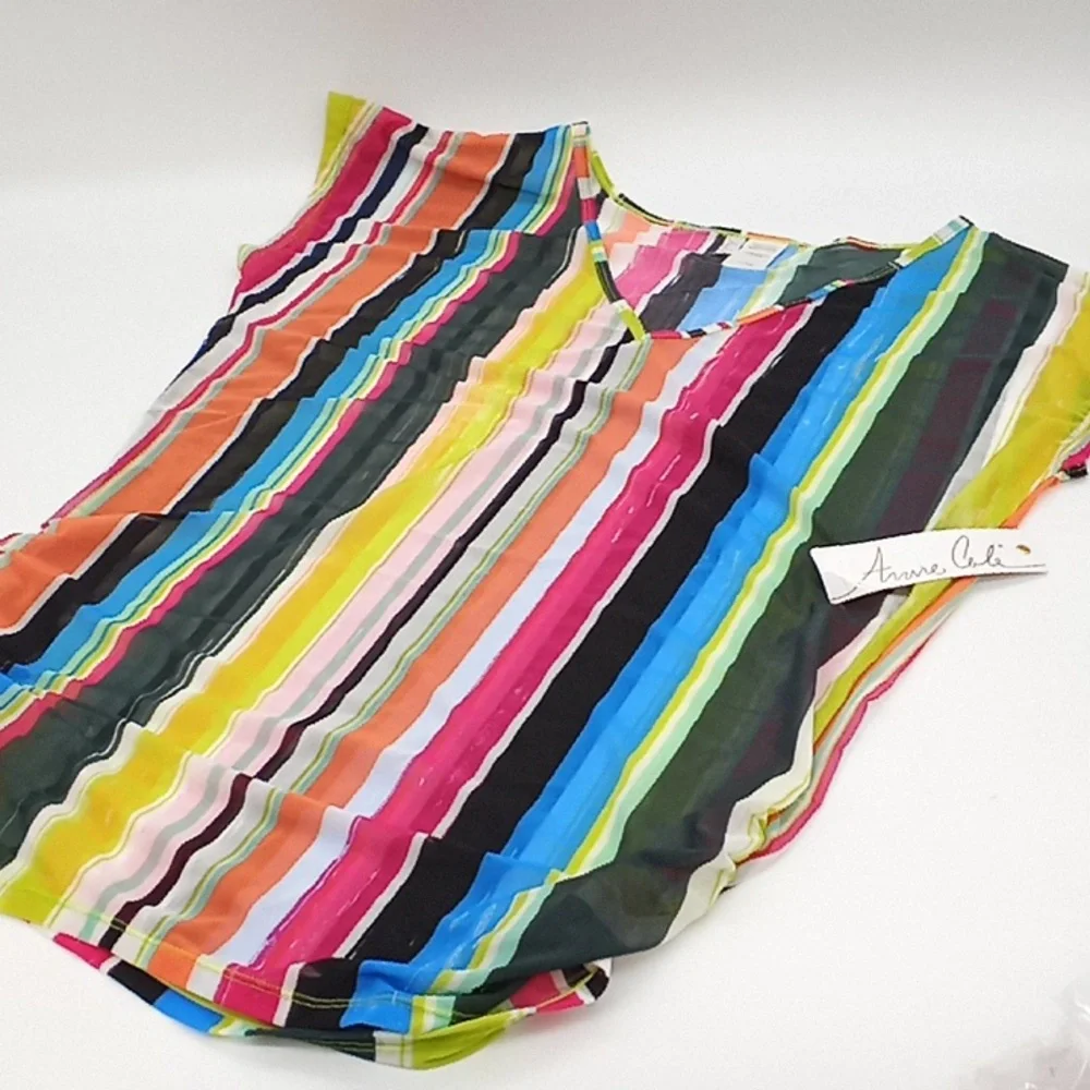 Anne Cole multicolor stripe
